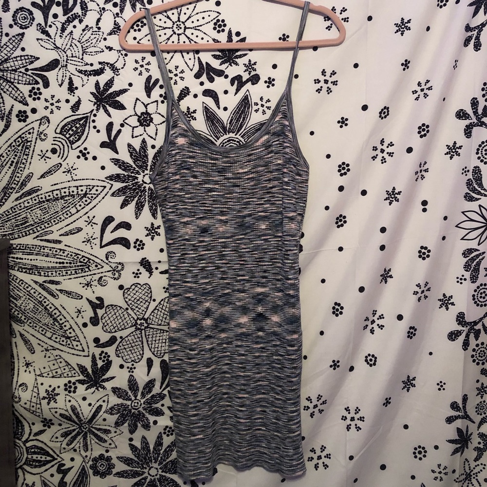 Multicolor knit dress